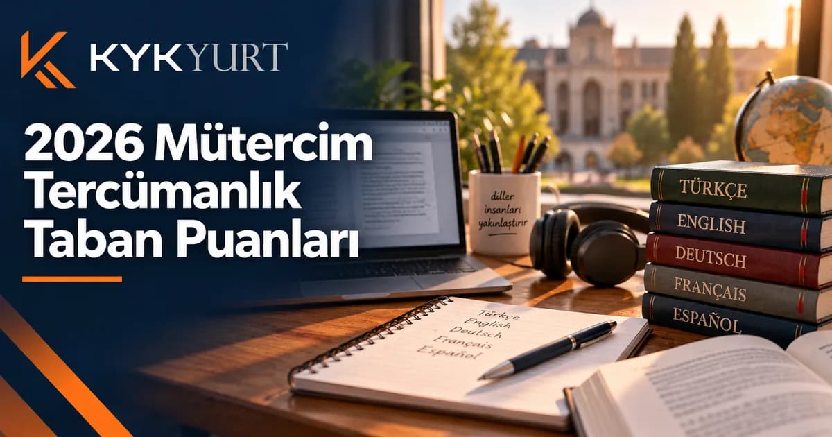Mütercim ve Tercümanlık: Taban Puan ve Tercih Rehberi 2026