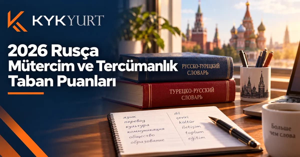 Rusça Mütercim ve Tercümanlık: Taban Puan ve Tercih Rehberi 2026