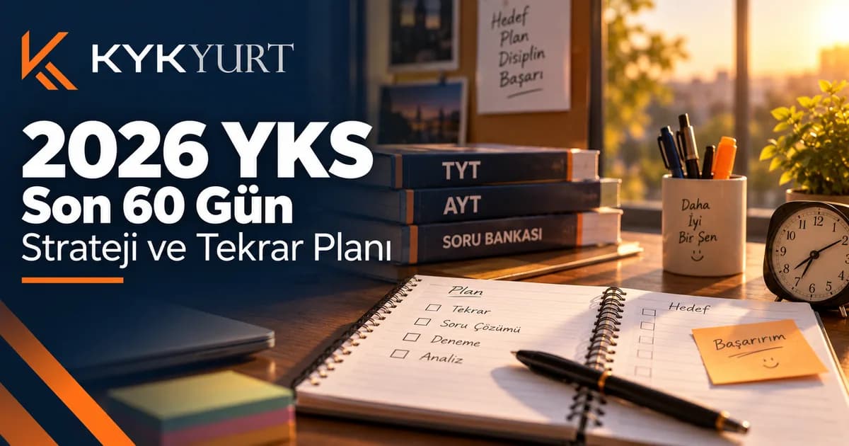 YKS Son 60 Gün: Deneme Analizi ve Tekrar Planı