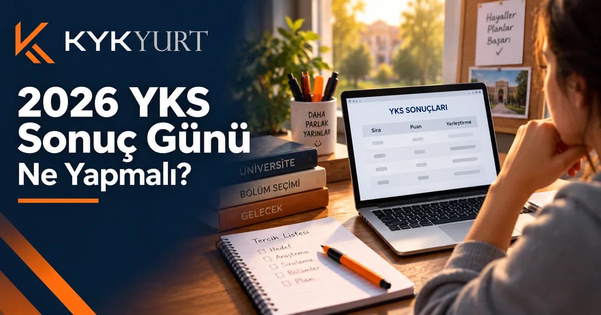 YKS Sonucu Açıklanınca: Başarı Sırası ve Tercih Planı