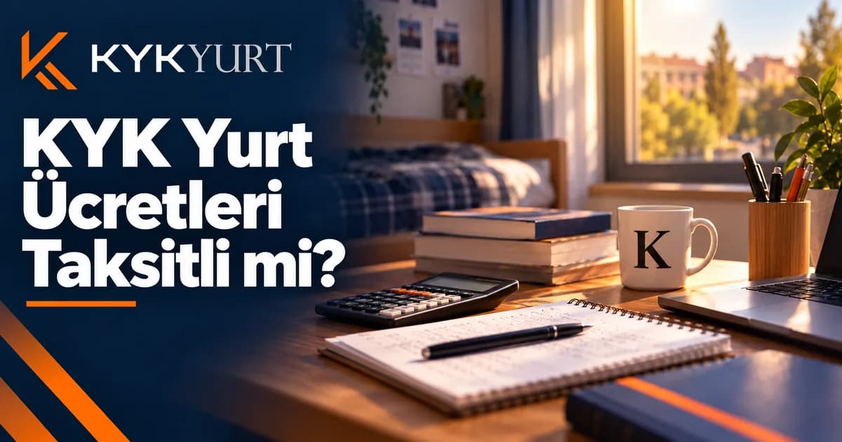 KYK Yurt Ücreti Taksitli mi? Aylık Ödeme Rehberi