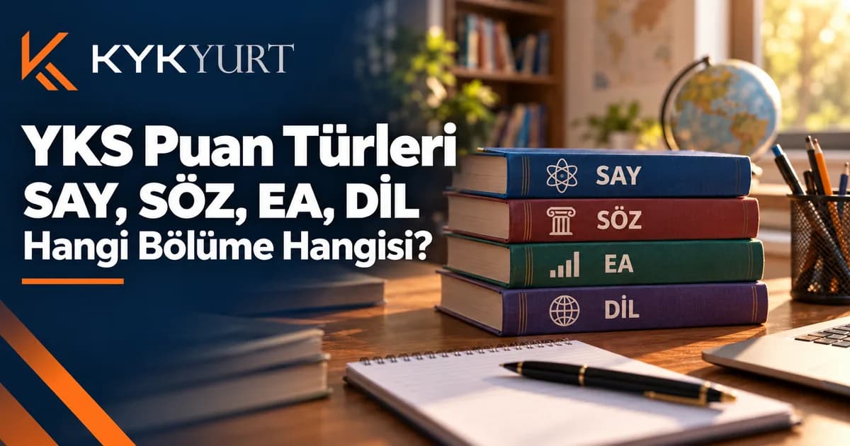 YKS Puan Türleri: SAY, SÖZ, EA ve DİL Rehberi
