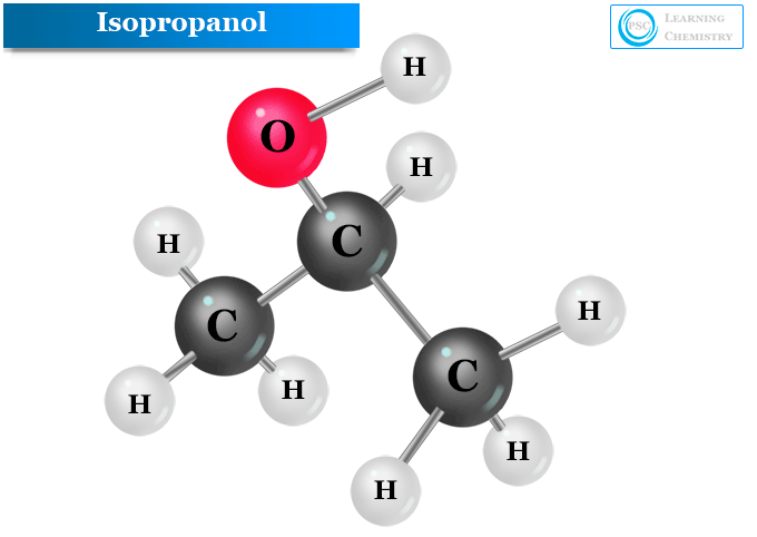 İzopropanol veya izopropil alkol veya 2 propanol kimyasal formülü, yapısı ve kullanımları